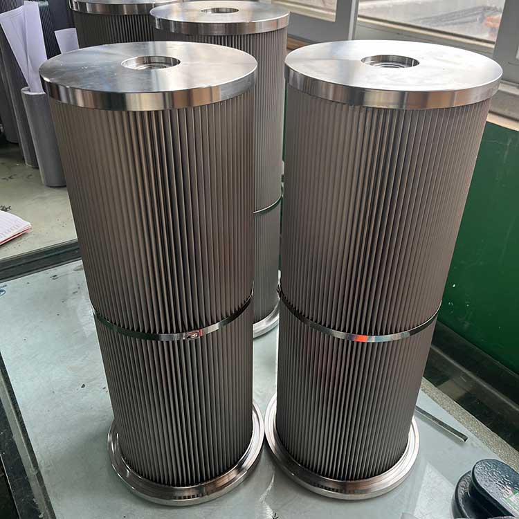 華豫生產供應并聯(lián)濾芯 電廠用 不銹鋼支撐 玻纖折疊